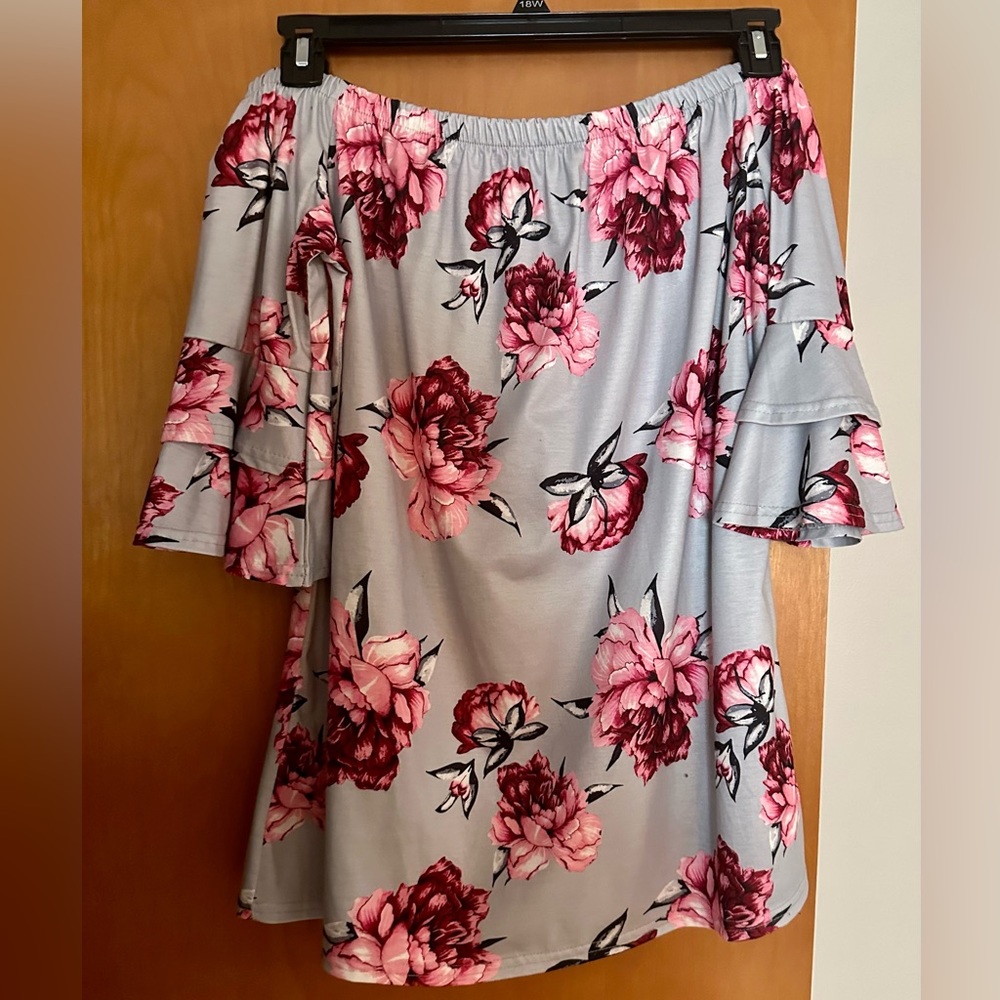 Off Shoulder Floral Top